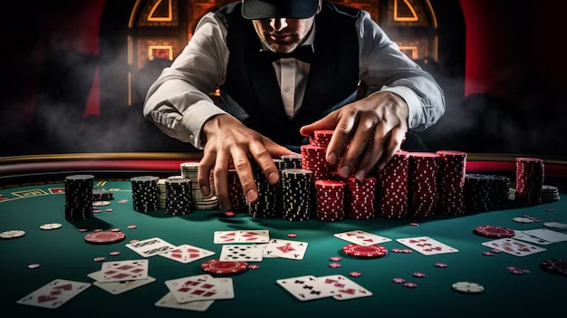 Caribbean Stud Poker live dealer table on moza platform